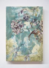 A Peek at the Balsam Flowers  by Chen Li contemporary artwork painting