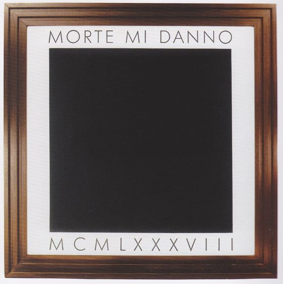 Morte mi Danno by Gerhard Merz contemporary artwork Painting