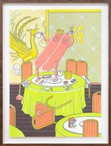 Hangry Cheong Cheong by Eugene Lun contemporary artwork mixed media print
