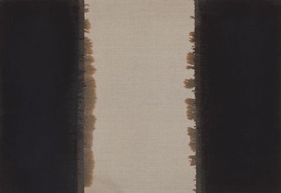 Ultramarine  Burnt Umber 91-79 by Yun Hyong-Keun contemporary artwork Painting