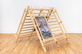 Bombyx mori trestle 2 by Annie Ratti contemporary artwork sculpture