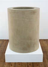 Grosse Rohre Aus Ton Stehend by Peter Fischli  David Weiss contemporary artwork sculpture