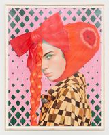 Ornella by Angeles Agrela contemporary artwork drawing painting works on paper