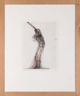 Ohne Titel by Walter Pichler contemporary artwork drawing painting works on paper