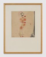 Senyora by Antoni Tapies contemporary artwork drawing works on paper