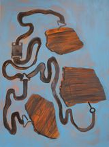 Floating Plates by Kaito Itsuki contemporary artwork painting