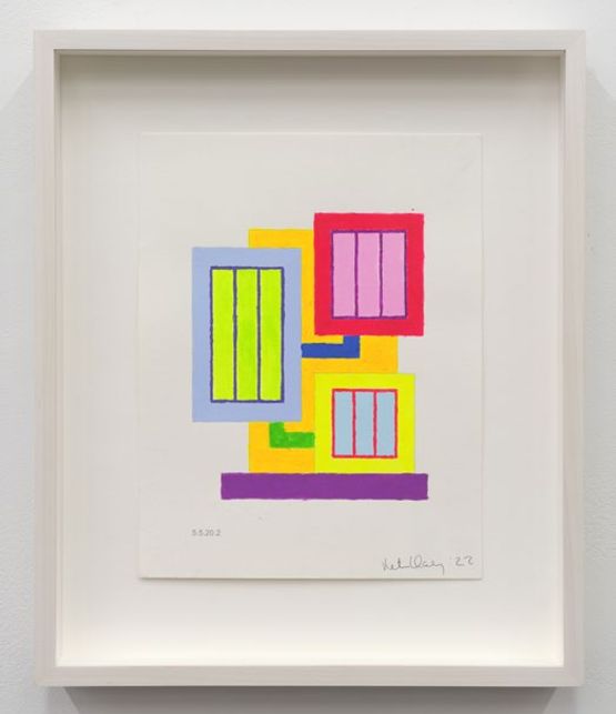 Untitled 5.5.20.2 by Peter Halley contemporary artwork Painting