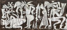 Even better times III by Jozsef Csato contemporary artwork Painting