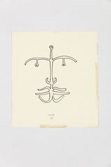 Antenati by Bruno Munari contemporary artwork works on paper