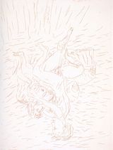 Das Sofa by Georg Baselitz contemporary artwork print