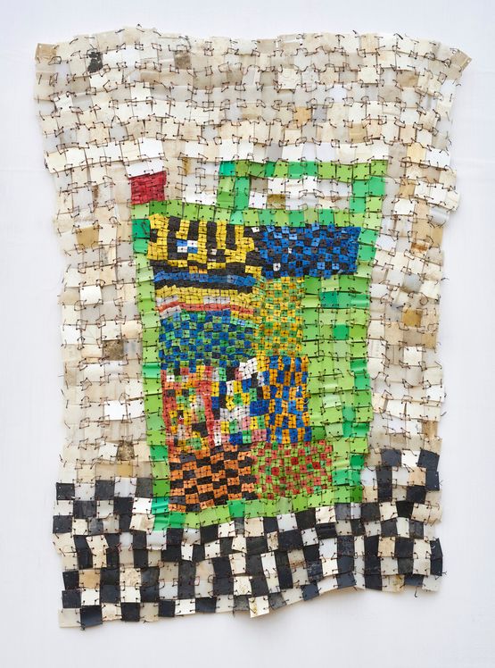 Otu by Serge Attukwei Clottey contemporary artwork Sculpture