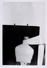 Sem Titulo 4 Performance com bandagem cirurgica  negativo 15A by Ivens Machado contemporary artwork photography