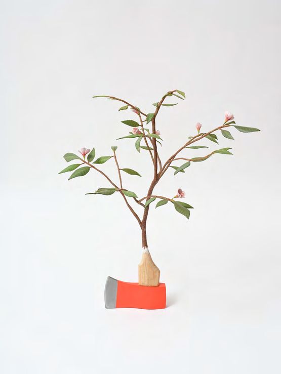 Another World Inside This One Cherry Blossom by Zac Langdon-Pole contemporary artwork Painting