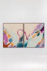 Un gran ejemplo de que lo que planeaba era peor que el imperfecto resultado final. by Violeta Maya contemporary artwork painting