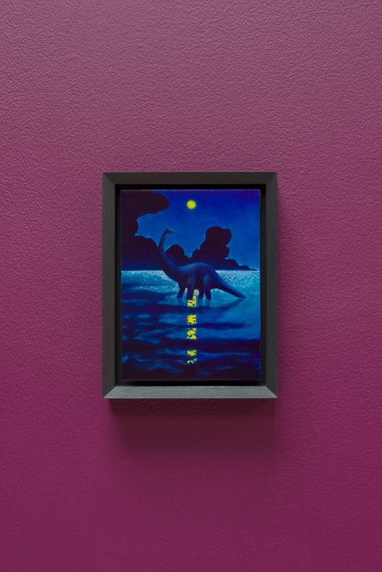 Dinosaur by Nicolas Party contemporary artwork Painting