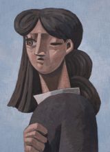 Untitled Girl by Heesoo Kim contemporary artwork painting