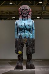 We Come in Peace by Huma Bhabha contemporary artwork sculpture