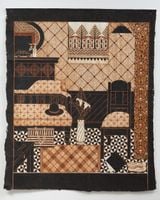 Osi hiko mai e fo i ua Has the washing been brought in by Robin White contemporary artwork textile