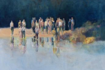 Contemporary art exhibition Paul de Flers Black Island at Almine Rech London United Kingdom