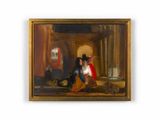 Walking after Pieter de Hooch by Elise Ansel contemporary artwork painting