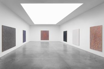 Contemporary art exhibition Jonathan Horowitz Leftover Paint Abstractions at Xavier Hufkens St-Georges Belgium