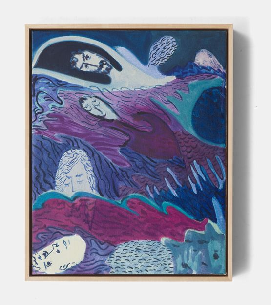 Swimmers by Jasmine Little contemporary artwork Painting