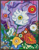 With ink I draw the world by Daniel Gibson contemporary artwork painting