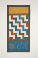 P6- Persian tiles with plants by Chant Avedissian contemporary artwork painting