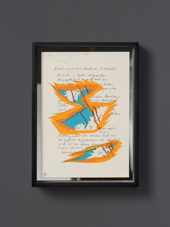 H. Schmitz Intensitat Atmospharen  Musik 8 by Jorinde Voigt contemporary artwork Works on Paper