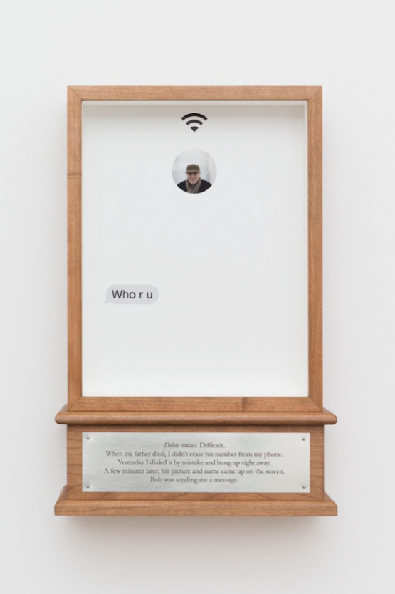 Who r u by Sophie Calle contemporary artwork Mixed Media