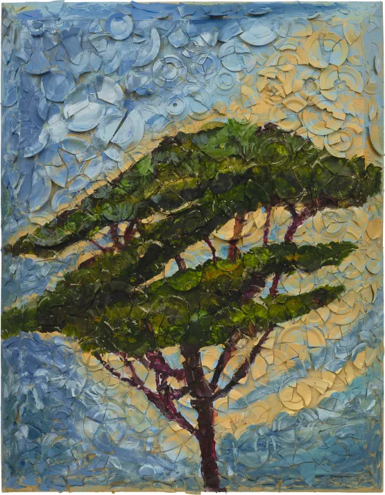 Portrait of Italy Through Its Trees V by Julian Schnabel contemporary artwork Design