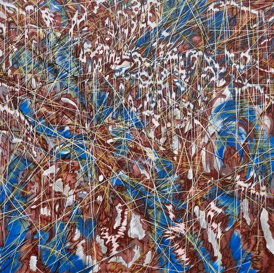 Fold and Foldings No.3 by Han Jin contemporary artwork Painting