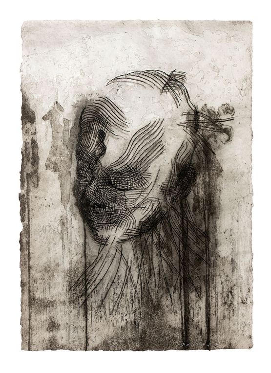 Twins 2 by Jaume Plensa contemporary artwork Print