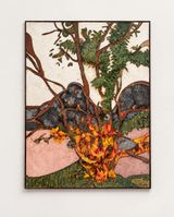 Feu de foret by Ugo Schildge contemporary artwork sculpture