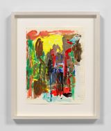 Nature Isnt Wrong by Hayley Tompkins contemporary artwork painting works on paper
