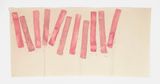 Undici segni by Giorgio Griffa contemporary artwork painting