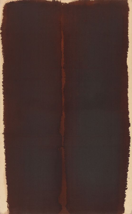Burnt Umber 90 by Yun Hyong-Keun contemporary artwork Painting
