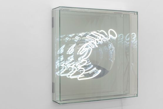 Away by Brigitte Kowanz contemporary artwork Sculpture