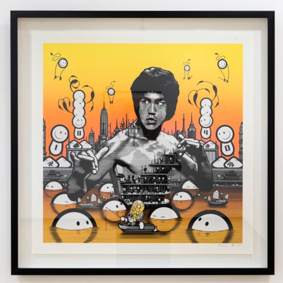 The Biggest Boss by The London Police contemporary artwork Painting