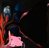 His sourly precious whisky like Wit like his manhood was giant to him if no one else by Dale Frank contemporary artwork painting