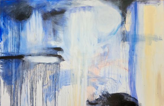 En silencio golpeado para cubrirme by Magali Lara contemporary artwork Painting