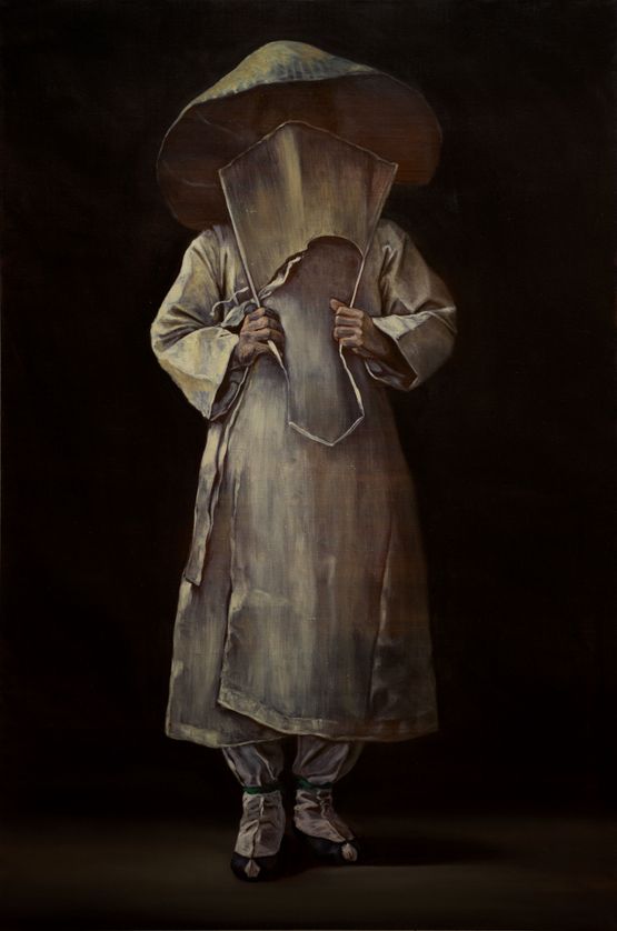 The Mourner by Helena Parada Kim contemporary artwork Painting