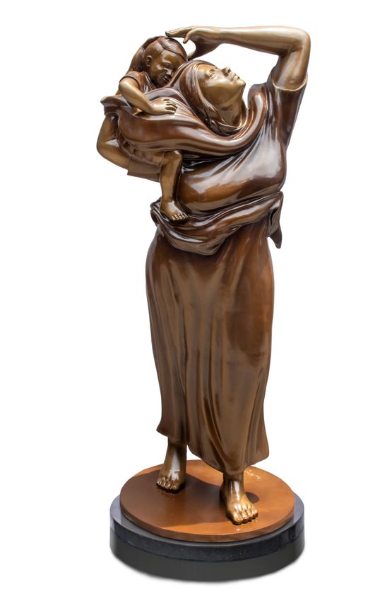 Mothers Love by BenCab contemporary artwork Sculpture