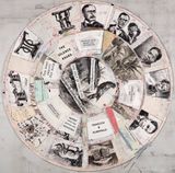 Drawing for Self Portrait as a Coffee Pot Tondo IV by William Kentridge contemporary artwork painting