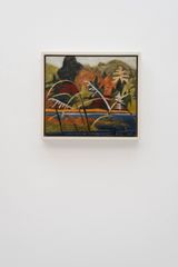 Bent Reeds and Golden Sedge by James P. Morse contemporary artwork painting