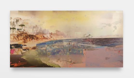 terminalglow.gif sugarfreeze ribbon_ cache pixelflutter by Petra Cortright contemporary artwork Painting