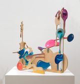 Ghost in the Liquid Room Nail Polish and Body Cream 10 by Teppei Kaneuji contemporary artwork mixed media