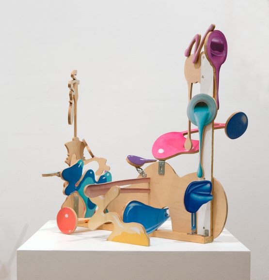 Ghost in the Liquid Room Nail Polish and Body Cream 10 by Teppei Kaneuji contemporary artwork Mixed Media