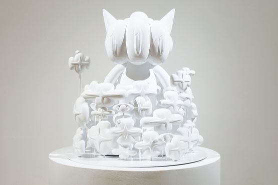 White Viper by Parinya Sirisinsuk Benzilla contemporary artwork Sculpture