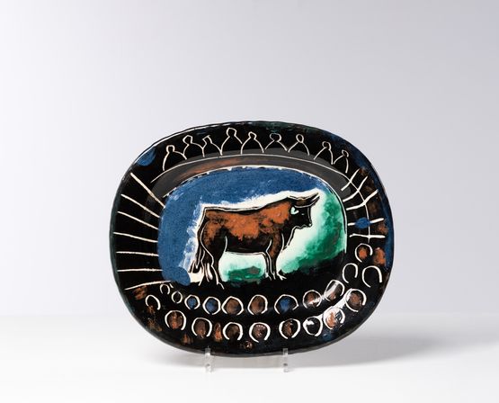 Taureau dans larene by Pablo Picasso contemporary artwork